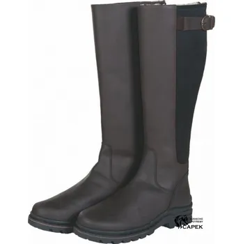 Jezdecká obuv Termoboty HKM -GLASGOW WINTER- - Hnědá - 38