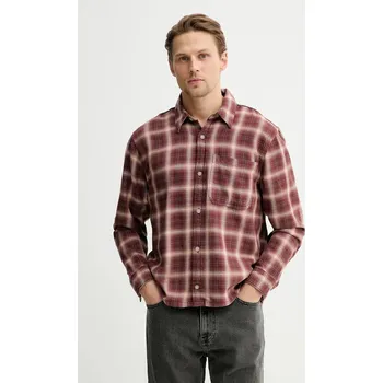 Dámská košile Bavlněná košile Hollister Co. KI325.5248.518 burgundské 83A, vel. XXL