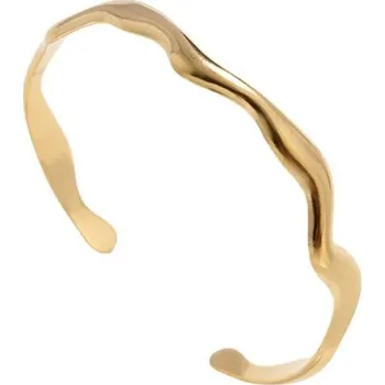 Náramek Náramek Waves ocelový zlatý