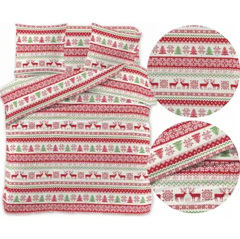 Povlečení Sada povlečení Cotton world přikrývka 160 cm x 200 cm polštář 70 x 80 cm 3 díly