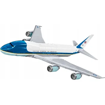 ostatní stavebnice STAVEBNICE COBI 26610 Letadlo Boeing 747 Air Force One 1087 Dílů + PODLOŽKA