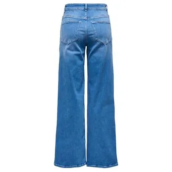 Dámské oblečení ONLY Jeansy Madison 15363267 Modrá Wide Leg XL_30