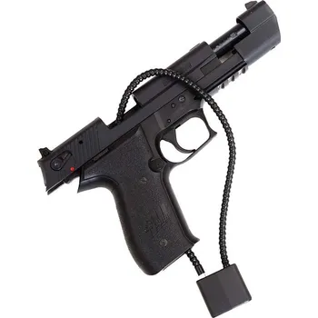 Zámek na pistol s lankem 28cm 101inc