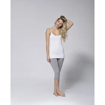 Dámské spodní prádlo Pleas Dámská košilka se špagetovým ramínkem ESSENTIAL bílá S (083068-100-038)