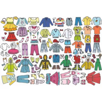 Výuková hračka Didaktická dokládačka OBLEČENÍ