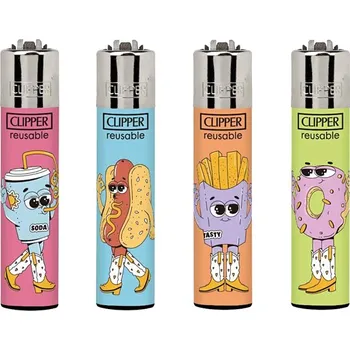 Zapalovač Zapalovač Clipper CP11RH Food For Thought