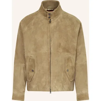 Hugo Pánská Kožená Bunda Loridge, béžová, 52