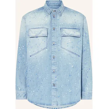 Pánská košile Off-White Pánská Džínová Košile Comfort Fit, navy blue -...