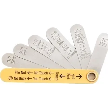 Hudební nástroj MusicNomad MN601 Precision Nut Height Gauge Nářadí pro kytaru