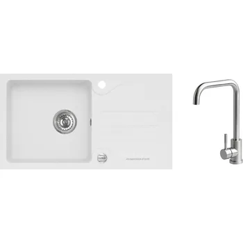 Granitový dřez Alveus SET Galapagos 30/11+ BATERIE ANGEL CHR + 5 % sleva v košíku s kódem SLEVA5