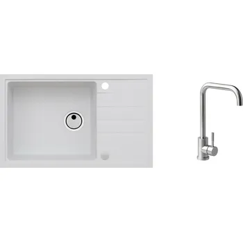 Granitový dřez Alveus SET INTERMEZZO 130/11+BATERIE ANGLE + 5 % sleva v košíku s kódem SLEVA5