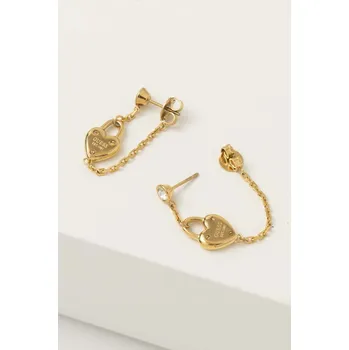 Módní doplněk Náušnice Guess JUBE04.212JW zlatá 10Y, vel. ONE SIZE