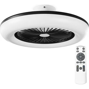 Stropní ventilátor Noaton 11055B Callisto (Rozbaleno), černá, stropní ventilátor se světlem