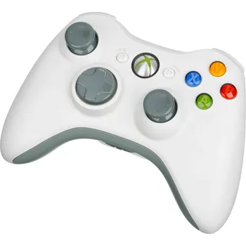 Gamepad Ovladač XBOX360 bílý bezdrátový - orig. Microsoft příslušenství