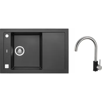 Granitový dřez Alveus SET FORMIC 30 TWILIGHT+ ELZA TWILIGHT + 5 % sleva v košíku s kódem SLEVA5