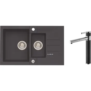 Granitový dřez Alveus SET ROCK 70 /05 + BATERIE ZINA 05 + 5 % sleva v košíku s kódem SLEVA5