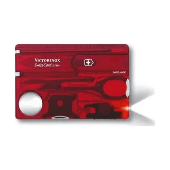 Outdoorové vybavení VICTORINOX Karta SwissCard Lite červená v blistru (0.7300.TB1)