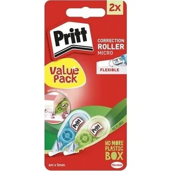 Korekční prostředek Korekční strojek Pritt MicroRolly 5 mm x 6 m, 2 ks