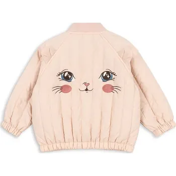 Chlapecká bunda Dětská bomber bunda Konges Sløjd JUNO KITTY BOMBER JACKET KS104879.PPY2 růžová 03X, vel. 92