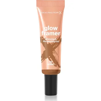 Dekorativní kosmetika Max Factor Miracle Pure Glow Framer bronzující fluid odstín 40 Amber 30 ml