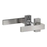 KOVIAN, s.r.o. Hliníková sada klika/klika, broušený elox