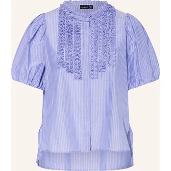 Dámská halenka Van Laack Dámská Blůza Vl-Teona-Xx S Hedvábím, modrá / bílá, 36