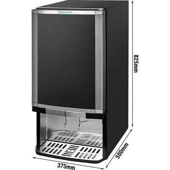 Lednice G.Gastro GASTRO-COOL | Lednice s dávkovačem - 48L - 1 Tür - černá