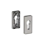 KOVIAN, s.r.o. Hliníková rozeta pro cylindrickou vložku, broušený elox