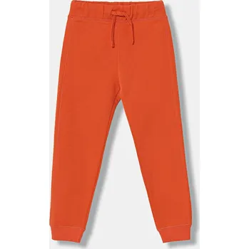 Dětské bavlněné tepláky United Colors of Benetton 3J68CF058.G.Stagionale oranžová 22X, vel. 130