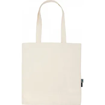 Nákupní taška Fairtrade nákupní taška Neutral z organické bavlny s dlouhými uchy Barva: přírdní, Velikost: 38 x 42 cm NE90014