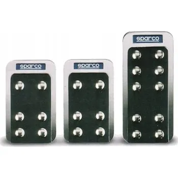 Pedál na kolo Kryty pedálů Sparco Carbon 03783L, sada 3 kusů