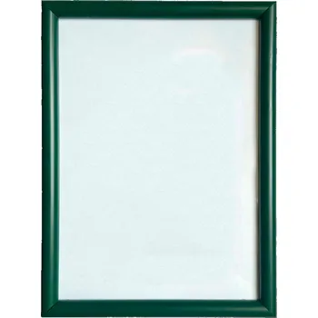 Rám na obraz BFHM Plastik tmavě zelený Rozměr: 10 x 15 cm, Typ zasklení: Sklo