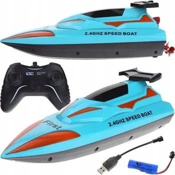 RC model auta RYCHLÝ MOTOROVÝ ČLUN NA DÁLKOVÉ OVLÁDÁNÍ RC S OVLADAČEM ZÁVODNÍ MODRÝ