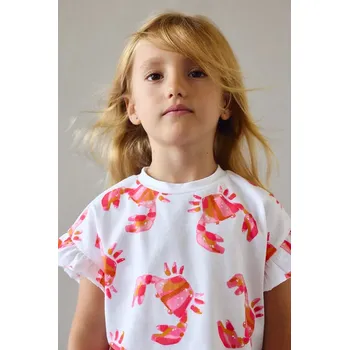 Chlapecké tričko Dětské bavlněné tričko Mayoral 3018.6N.Mini.PPY2 bílá 00X, vel. 104