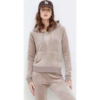 Dámská mikina Velurová mikina Juicy Couture JCAP176.379 béžová 80X, vel. XS