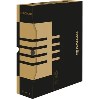 Archivační box Arch. krabice Donau - A4, kart., 8 cm, hnědá