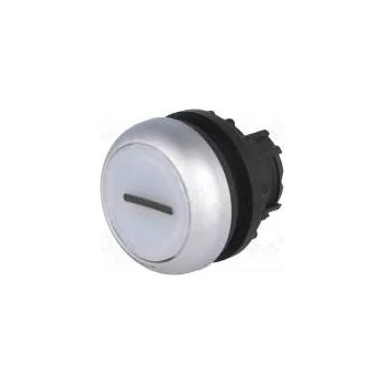 vypínač Přepínač tlačítkový 1-polohové 22mm bílá IP67 -25÷70°C