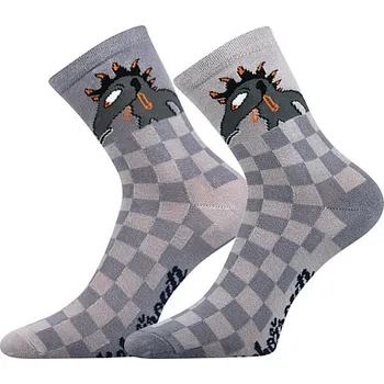 Dětské ponožky Boma - Lichožrouti, Kudla Barva: Šedá, Velikost: 33-38