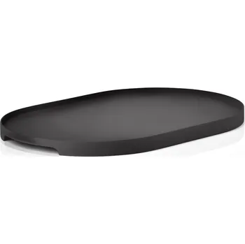 Oválný servírovací tác Singles, 23 cm, černý - Zone Denmark