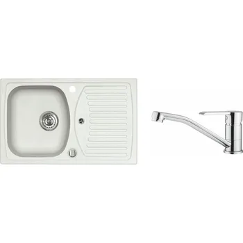 Granitový dřez Alveus SET ALVEUS RECORD 30 - 11 + BATERIE RUTA CHROM + 5 % sleva v košíku s kódem SLEVA5