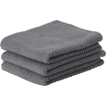 Utěrka Sada kuchyňských utěrek 3 ks, šedá - Zone Denmark