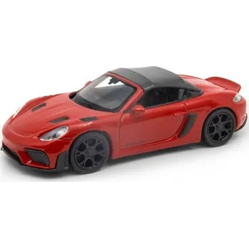 autíčko Welly Porsche 718 Spyder RS model 1:34 žluté
