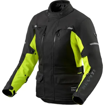 Sport Dámská bunda na motorku Revit Outback 5 H2O černo-fluo žlutá 36