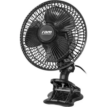 Vzduchotechnika Klipsnový ventilátor RAM s oscilací 20W - Ø18cm