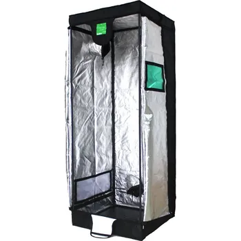 Pěstební box BudBox Medium (75x75x200 cm) stříbrný