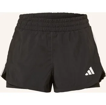 Dámské kraťasy Adidas Dámské 2V1 Běžecké Šortky Pacer, černá / bílá, 34