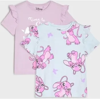 Dívčí spodní prádlo Sinsay - Bavlněná košilka s potiskem 2 pack Lilo & Stitch - vícebarevná - 067IL-MLC - 067IL-MLC-122