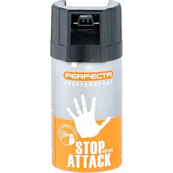 Obranný sprej Pepřák PERFECTA stop attack 40ml žlutý