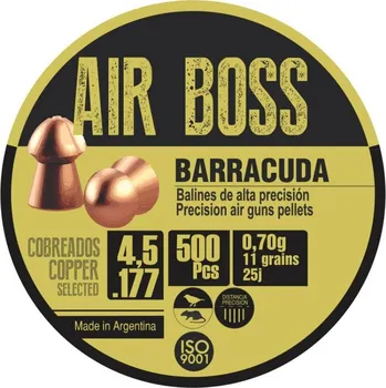 Diabolka Diabolky Air Boss BARRACUDA cal.4,5mm 500ks poměděné