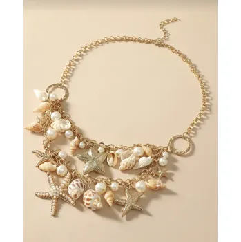 Náhrdelník Isla Margarita Náhrdelník z mušliček velký